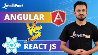 Angular vs React  Difference between Angular and React  Intellipaat [upl. by Oiramel]