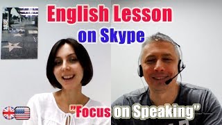 ENGLISH LESSON ON SKYPE FOCUS ON SPEAKING quotJOBSquot [upl. by Jyoti858]