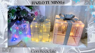 🎁DIY CAJAS NAVIDEÑAS DECORATIVAS FÁCILES  DECORACIÓN NAVIDAD [upl. by Norvell]