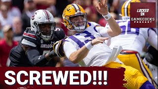 INSTANT RECAP South Carolina gets absolutely SCREWED vs LSU [upl. by Adel649]