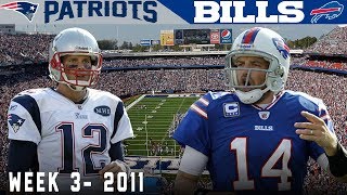 The Legend of FitzMagic is Born Patriots vs Bills 2011  NFL Vault Highlights [upl. by Noteek]