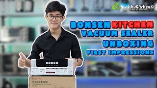 Bonsen Kitchen VS2100 Vacuum Sealer Unboxing amp First Impression [upl. by Nevar]