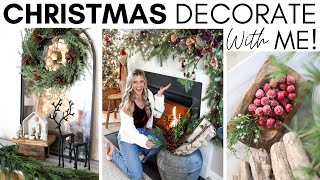 CHRISTMAS DECORATE WITH ME  HOLIDAY DECORATING IDEAS  CHRISTMAS DECORATING IDEAS 2023 [upl. by Walt]