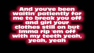 Chris Brown  Sex Lyrics On Screen [upl. by Belshin]