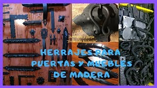 HERRAJES PARA MUEBLES Y PUERTAS DE MADERA CATALOGO [upl. by Namyw]