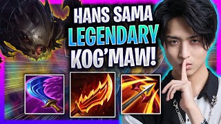 HANS SAMA WITH HIS LEGENDARY KOGMAW  G2 Hans Sama Plays KogMaw ADC vs KaiSa  Season 2024 [upl. by Eelesor]