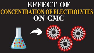 Effect of Concentration of Electrolytes on Critical Micelle Concentration CMC ChemClarity [upl. by Anij]