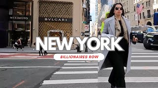 New York Citys Glamorous Billionaires Row 💰 A Silent Walking Experience 🤑 [upl. by Amlev]