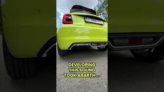 Listen to the Abarth 500e with Sound Generator Awesome or not [upl. by Graehme]