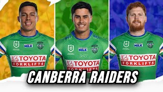 CANBERRA RAIDERS PREDICTED ROUND 1 LINEUP  NRL 2025 [upl. by Aidekal]