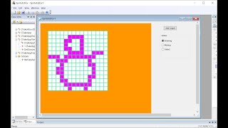 MFC C live stream coding  Creating a SpriteGrid editor on MDI project  Moving sprites [upl. by Ecnal]