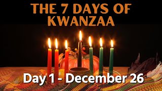 7 Days of Kwanzaa  Day 1  Umoja [upl. by Salvidor]