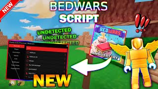 NEW BedWars Script PASTEBIN 2024 ANTI VOIDPROJECTILE EXPLOIT AIM ASSIST KILLAURA [upl. by Nekcerb]