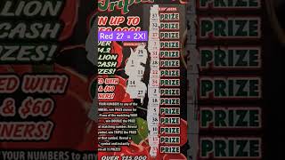 Red Match  2X 🍒 Red Cherry Tripler Kentucky Lottery Ticket 💰 lottery winner kentuckylottery [upl. by Kristy]