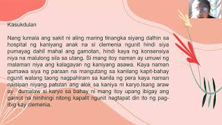 Maikling Kwento Sa Nobelang Filiipino MAPANGLAW ANG MUKHA NG BUWAN [upl. by Hcire]