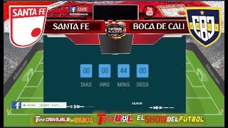 EN VIVO 🔴🔴 INDEPENDIENTE SANTA FE 🆚 BOCA JR DE CALI 👉quotTUTO CARVAJAL Y SU BANDAquot [upl. by Idieh]