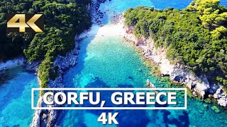 Corfu Greece 4K Drone [upl. by Harli]