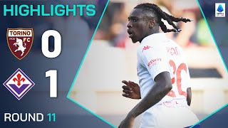 TORINOFIORENTINA 01  HIGHLIGHTS  Kean Seals 5th Consecutive Win  Serie A 202425 [upl. by Emmit940]