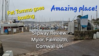 UK Slipway 26 Mylor Cornwall FREE boat launch [upl. by Eurd]