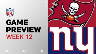 Tampa Bay Buccaneers vs New York Giants  2024 Week 12 Game Preview [upl. by Eerised]