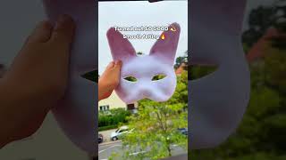 MAKE A CAT MASK WITH ME therian quadrobics mask [upl. by Joacima]