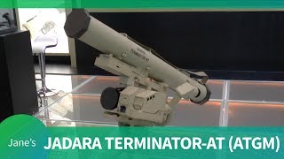 Jadaras TerminatorAT AntiTank Guided Missile AAD 2018 [upl. by Ahtelrac29]