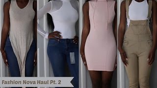 HUGE Fashion Nova Try On Haul  ♡ Pt 2 [upl. by Izawa106]