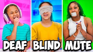 Calis DEAF MUTE BLIND Baking Challenge [upl. by Frodin]