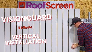 How To Vertical Louver Installation in 5 Minutes [upl. by Eiramanad737]