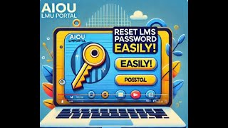 How AIOU Students Can Reset Their LMS Password Easily  StepbyStep Guide [upl. by Ard]