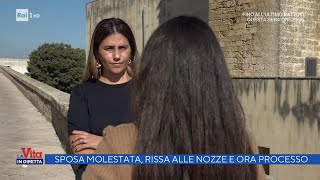 Sposa molestata rissa alle nozze e ora a processo  La vita in diretta 21102021 [upl. by Nimzzaj]