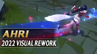 AHRI VISUAL UPDATE REWORK 2022  League of Legends [upl. by Rossi]