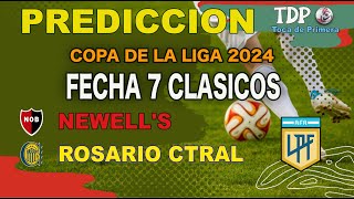 Prediccion Newells vs Rosario Central  copadelaliga 2024  Fecha 7 [upl. by Aneerahs]