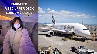 Emirates A380 Upper Deck Economy Class [upl. by Marji]