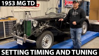 1953 MG TD Engine Tuning [upl. by Norah]