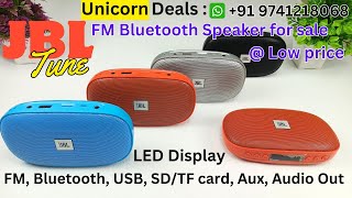 JBL Tune Bluetooth Speaker FM etc for Sale Each Rs1500 Free Shipping [upl. by Nuahsed]