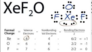 XeF2O Lewis Structure  How to Draw the Lewis Structure for XeF2O [upl. by Noda]