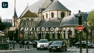 Free Lightroom Preset Free DNG XMP  Lightroom Mobile Editing Tutorial Fujifilm  FUJICOLOR 100 Film [upl. by Nickerson]