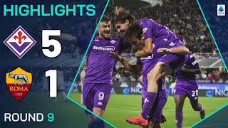 FIORENTINAROMA 51  HIGHLIGHTS  Another big win for the Viola  Serie A 202425 [upl. by Llenram]