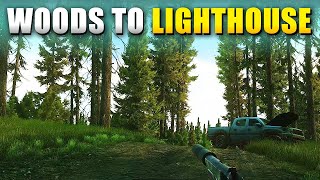 Woods to Lighthouse Transit Location in Escape From Tarkov [upl. by Udelle]