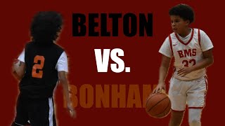 THIS DUDE FROM TEMPLE HAS HANDLES🔥🔥  Belton Middle Vs Bonham Middle 7th Grade  Class Of 2030 [upl. by Atteuqcaj]