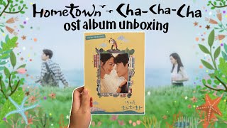 Hometown Cha Cha Cha OST Album Unboxing  갯마을 차차차 앨범 언박싱 ENG [upl. by Ahsiekyt]