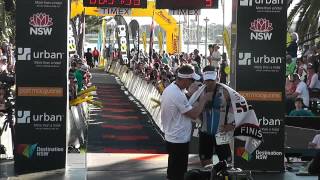 Matt Burton Ironman Australia 2012  Finish [upl. by Petua]