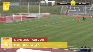 TOR DES TAGES 1 Spieltag AufAbstiegsrunde LOTTO Hessenliga 20212022 [upl. by Nosdivad]