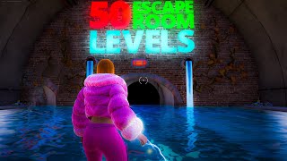 Escape Room 50 Levels 🧠50 Fun Level To Complete Fortnite Tutorial [upl. by Ettenaj417]