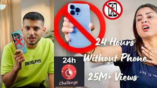 24 Hours No Phone Challenge  I Spent 24 Hours without Phone   Living Without Phone For 24 Hours [upl. by Downes]