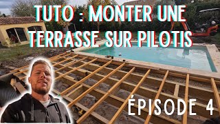 Tuto  Terrasse bois sur plots [upl. by Saturday]