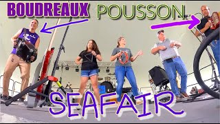 Seafair 2023 Rockport Texas  BOUDREAUX amp POUSSON cajun  zydeco DUO [upl. by Euqinomad]