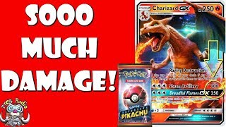 New CharizardGX Can Do HUGE Damage Detective Pikachu Pokemon Cards [upl. by Dnomyaw366]