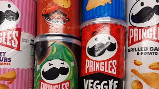 00871 😛❤🥔👍 PRINGLES 🌿 SUPER HOT SPICY JALAPEÑO POPPERS VS VEGGIE CHIPS 🇰🇷 SEOUL SOUTH KOREA 🌸🥔🥔🥔🥔🥔🥔 [upl. by Reyem]